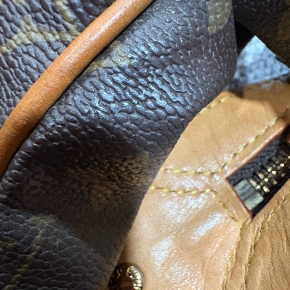 Louis Vuitton Brown and Tan Monogram Shoulder Bag stresa - Picture 9 of 14